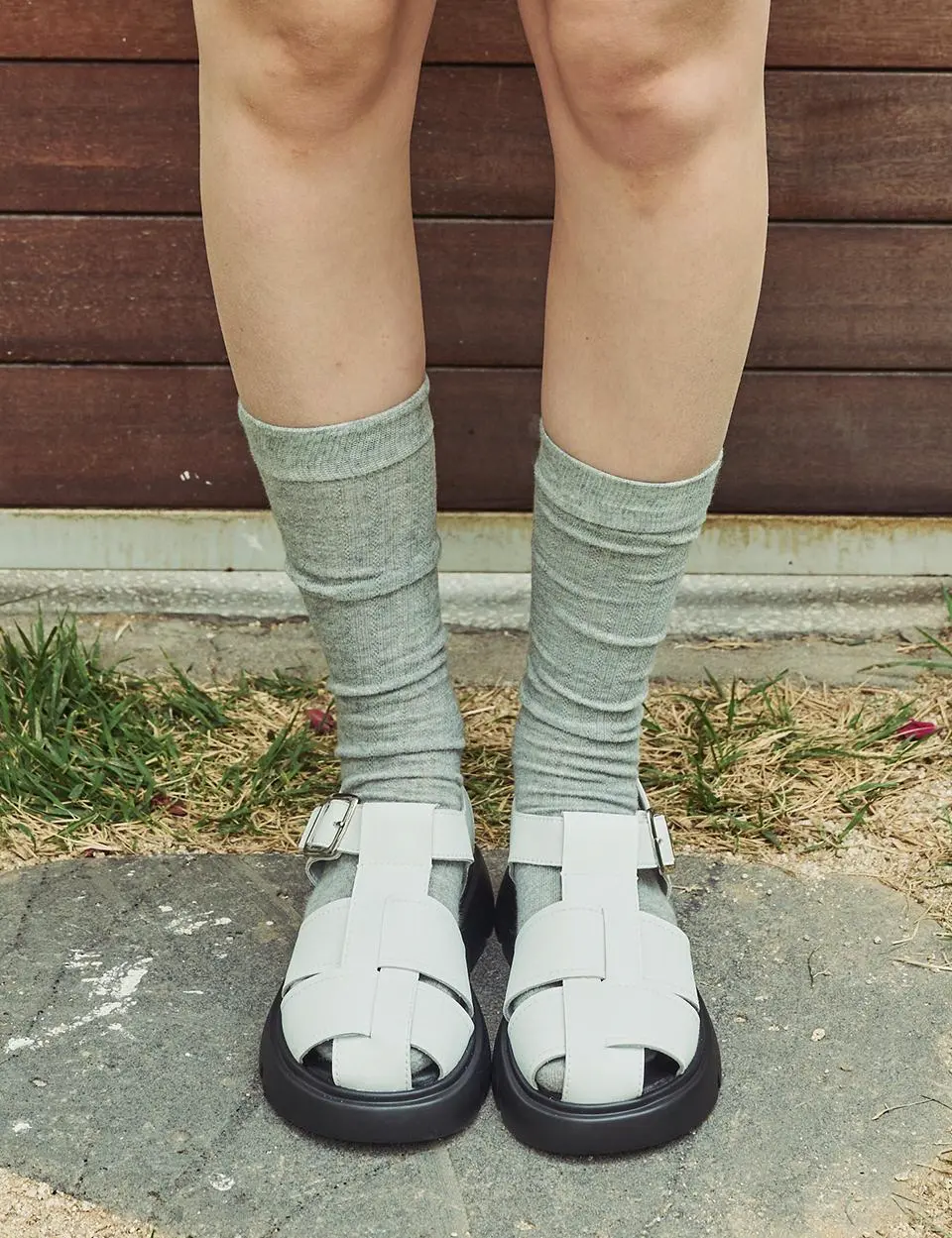 Cross Fisherman Sandals (EBAL147308)