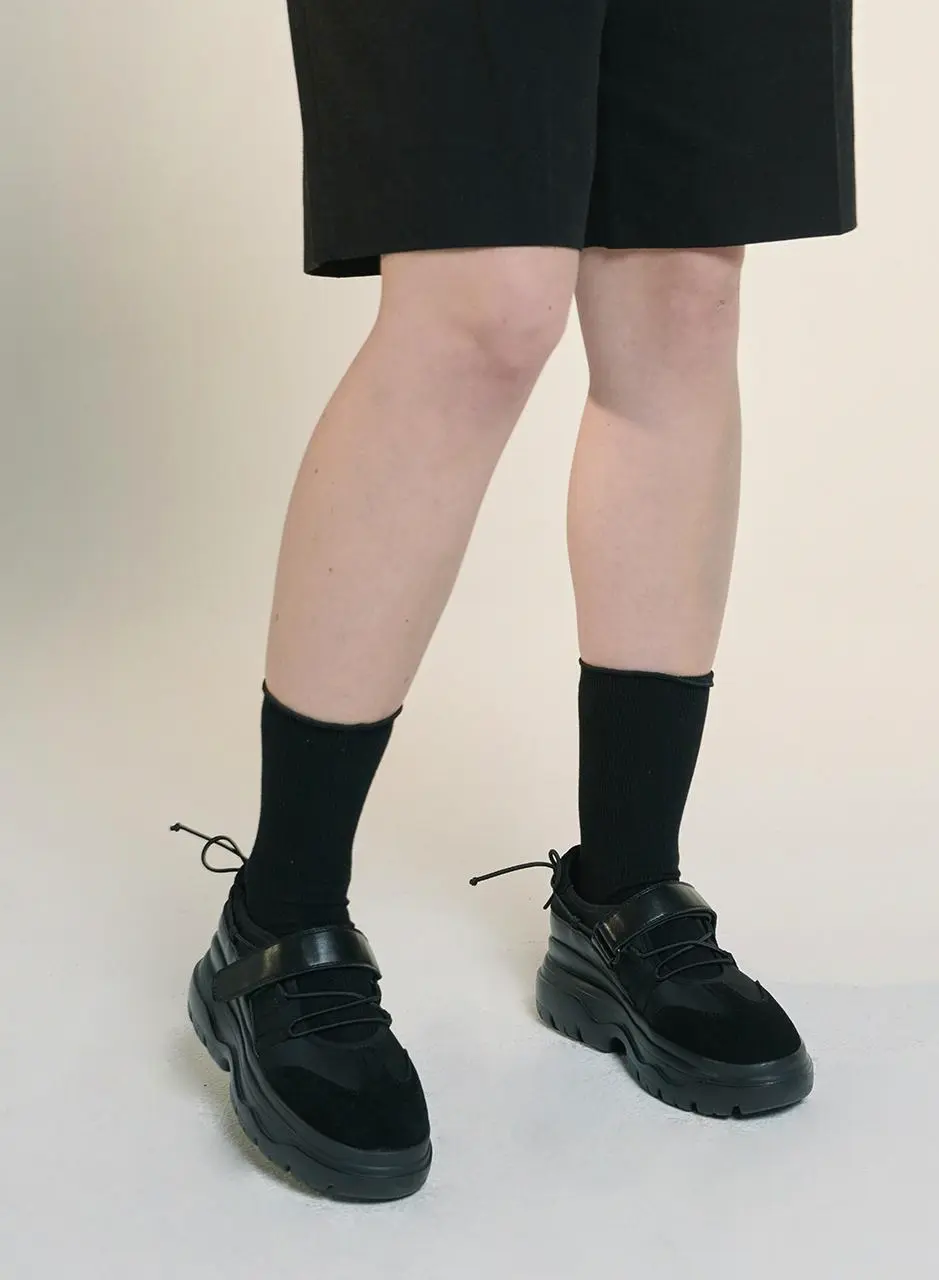 String Platform Sneakers