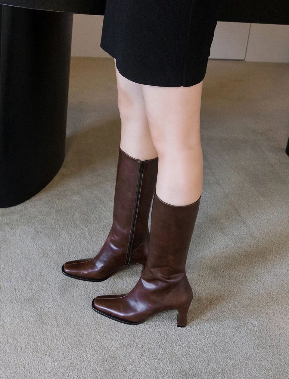 Brown Simple Boots
