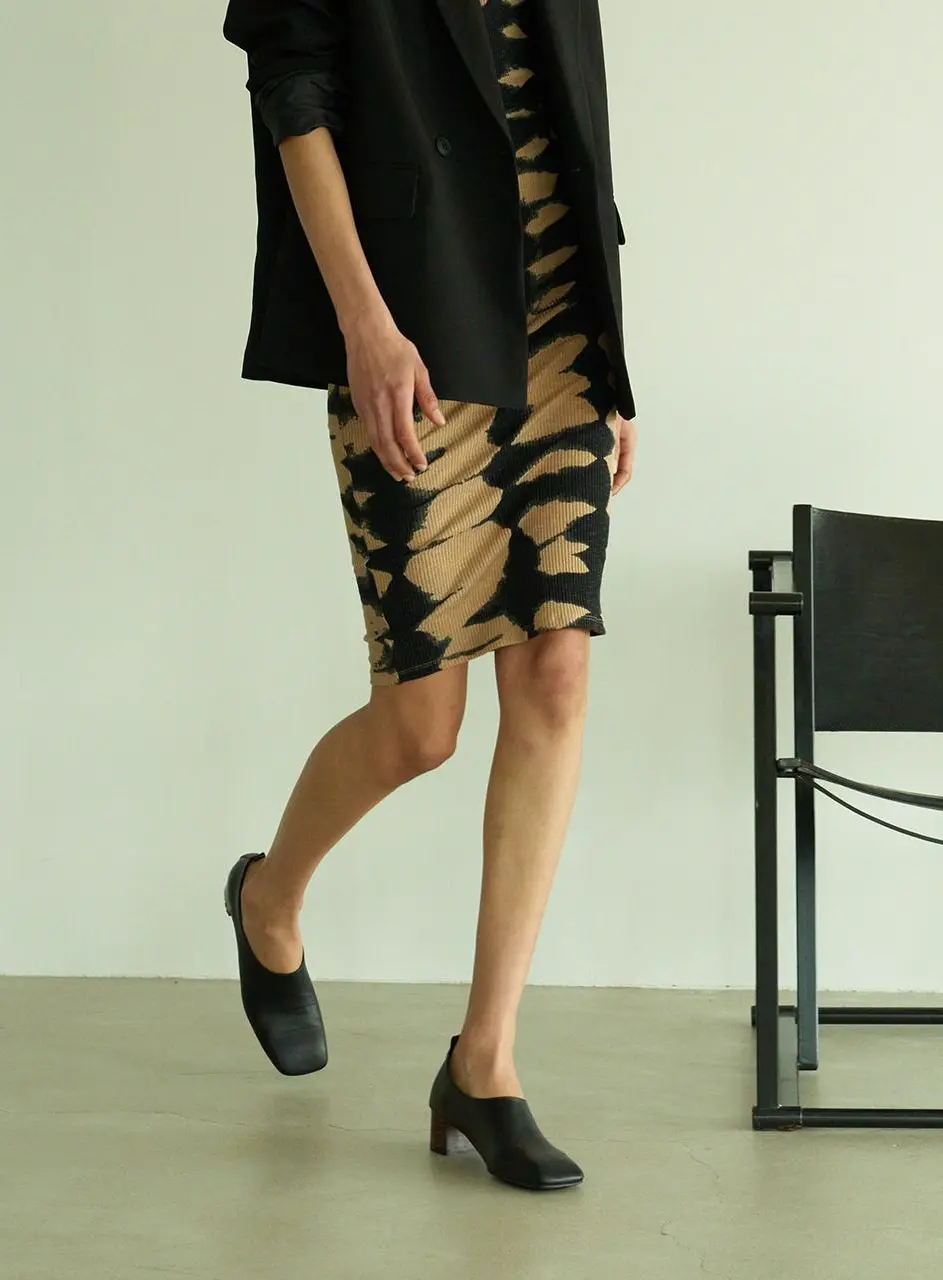 CINAMON Glove 5cm Square Glove Mid Pumps [3-color]