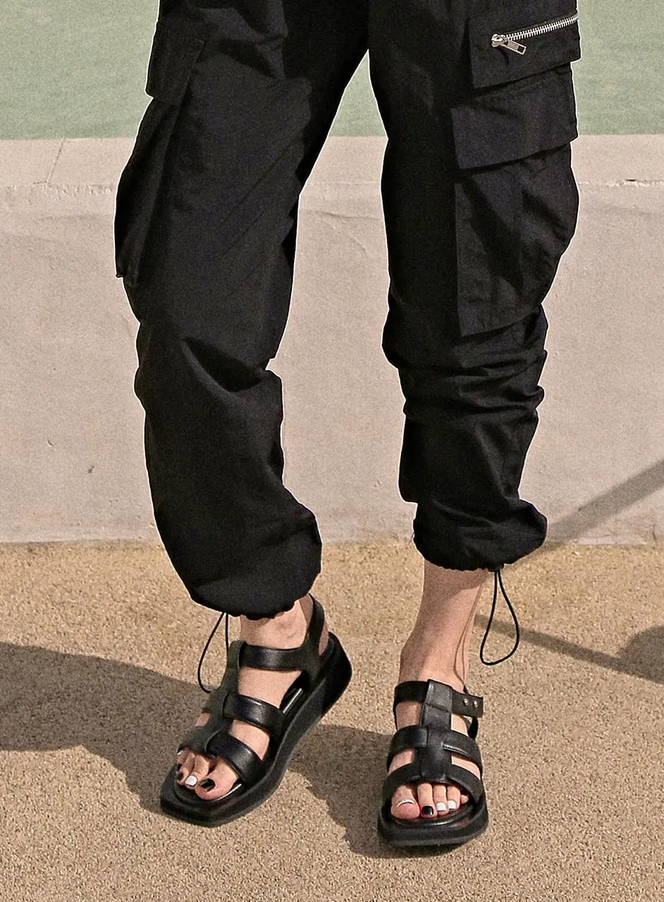 1634 Conii Fisherman Platform Sandals [3color]