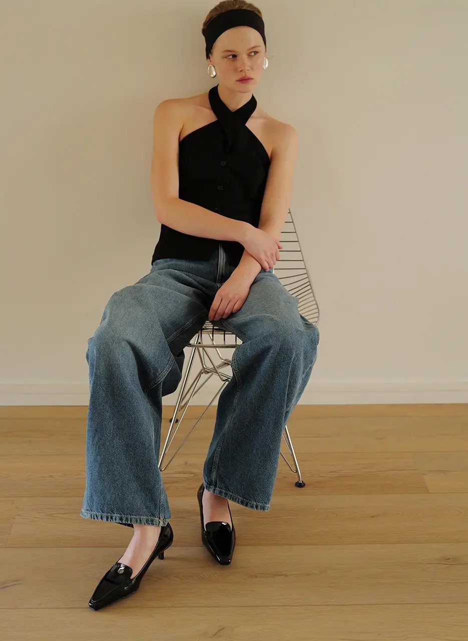 Fade Classic Loafer Heel 4.5cm Pumps