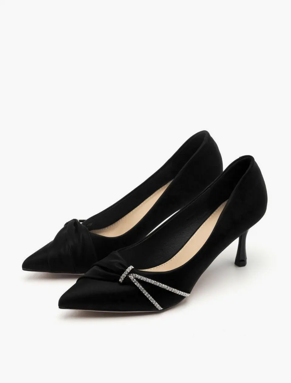 Loren Ribbon 7cm High Heels Pumps (VS9031)
