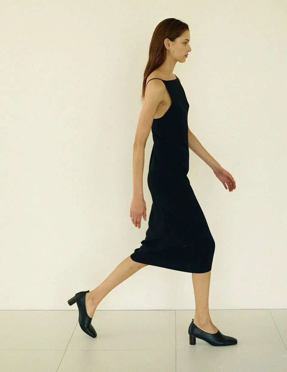 6cm Round Glove Pumps [Brown]