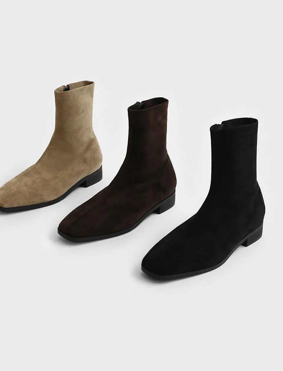 Rutini Square Socks Ankle Boots (2.5cm)