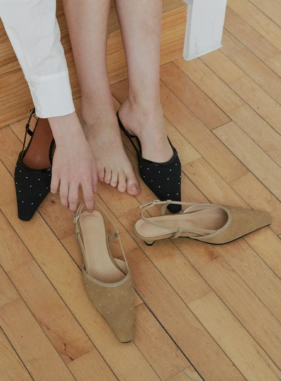 Stardust Slingback PUMPS (ljh9101)