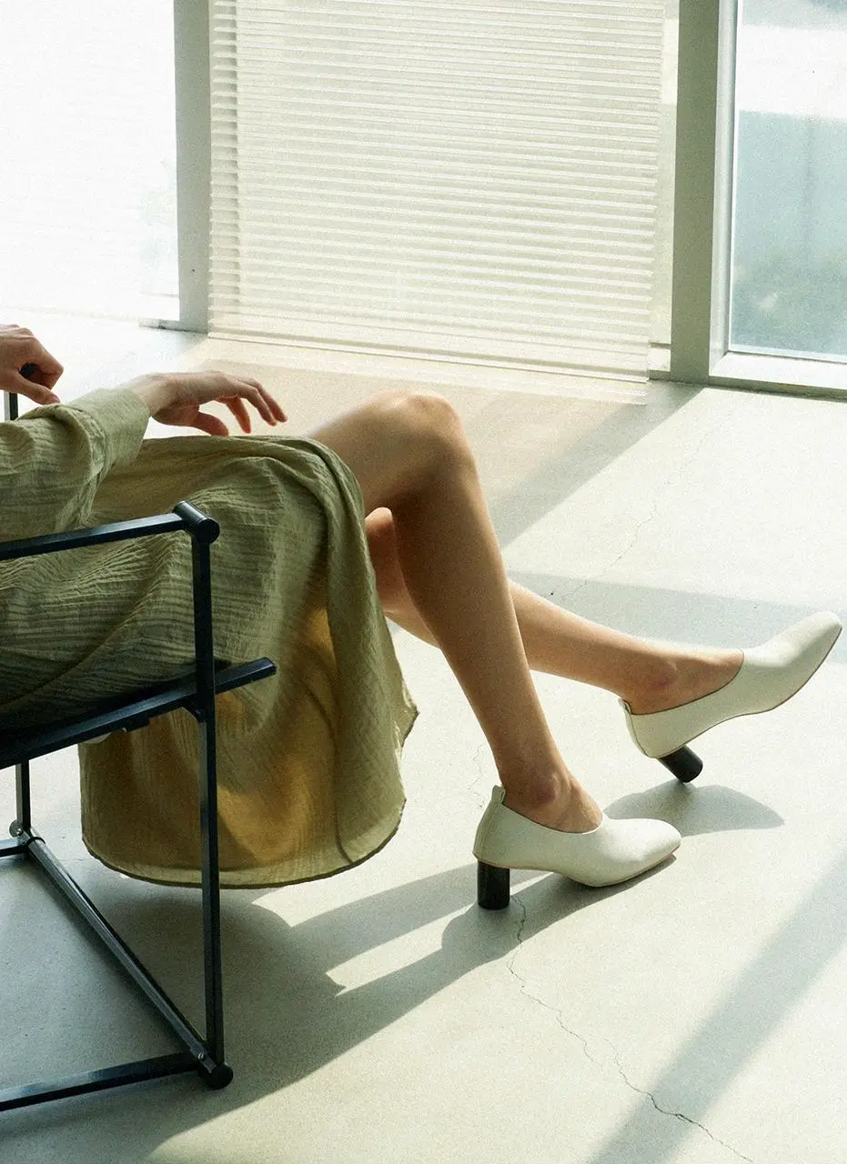 6cm Round Glove Pumps [Brown]