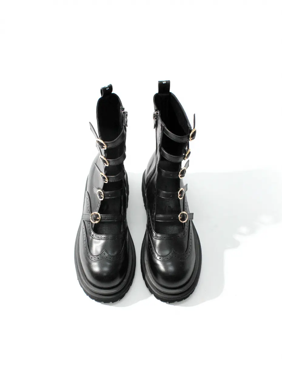 Luella Belt Walker Boots