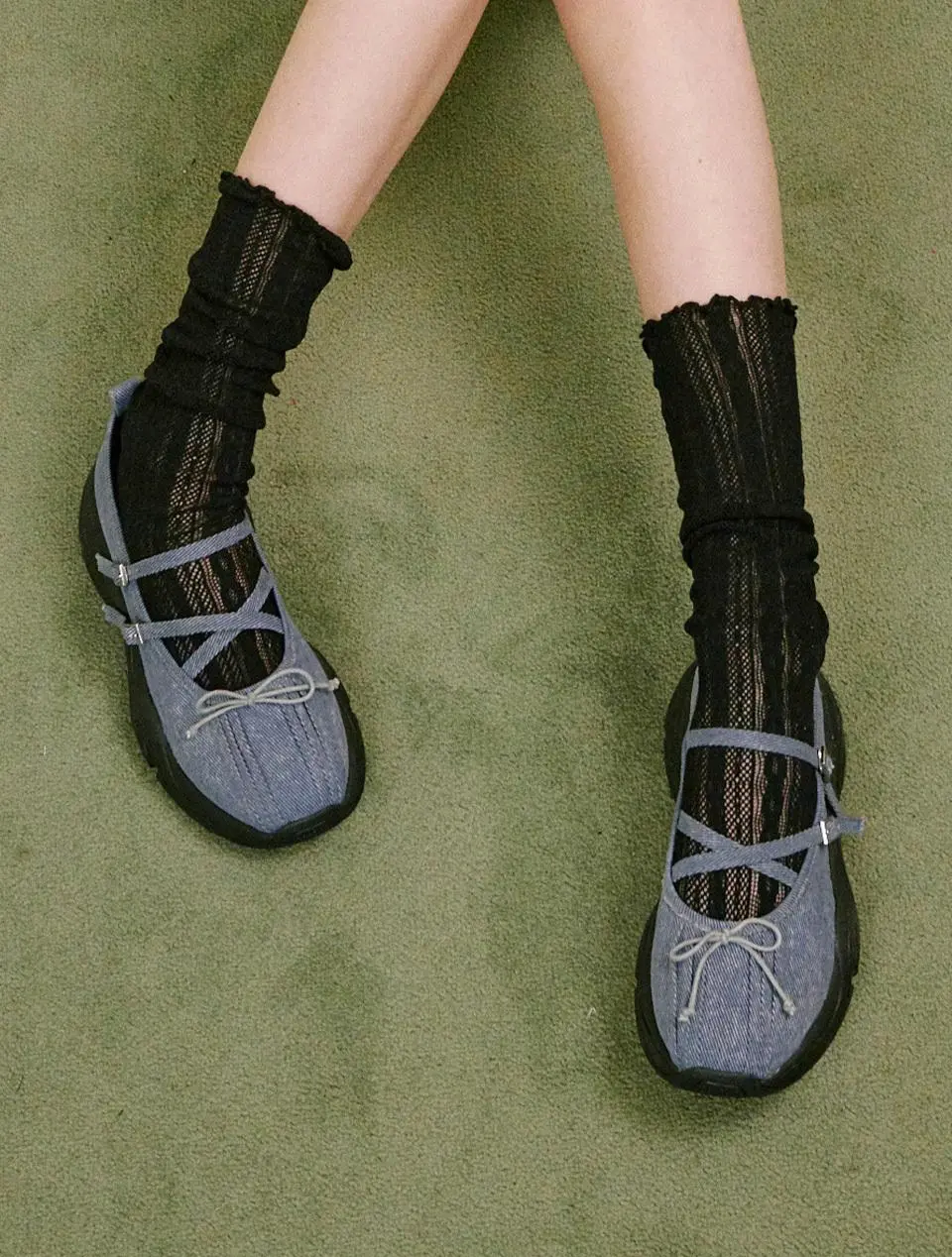 Platform Ribbon Mary Jane (7Colors)