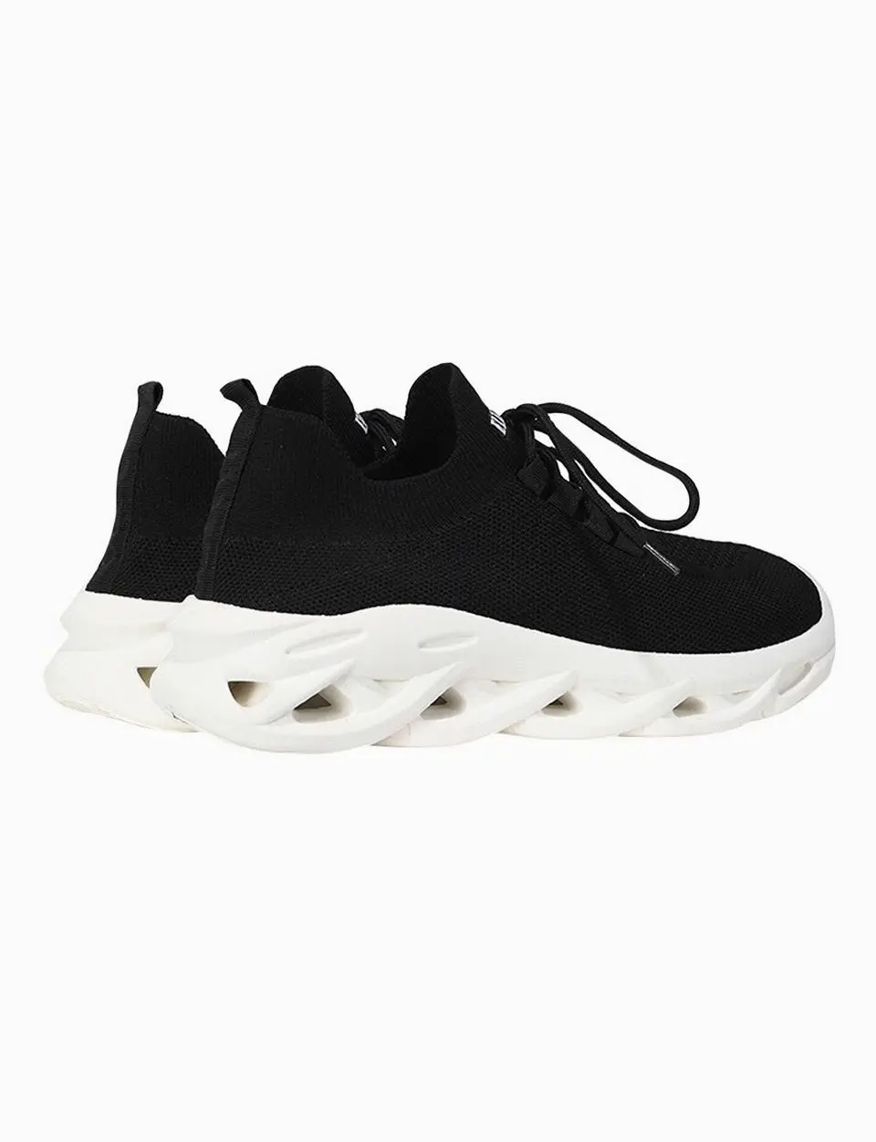 Elle Sports Tri-Runner Running Shoes [Black White] (EL5S246BWH)