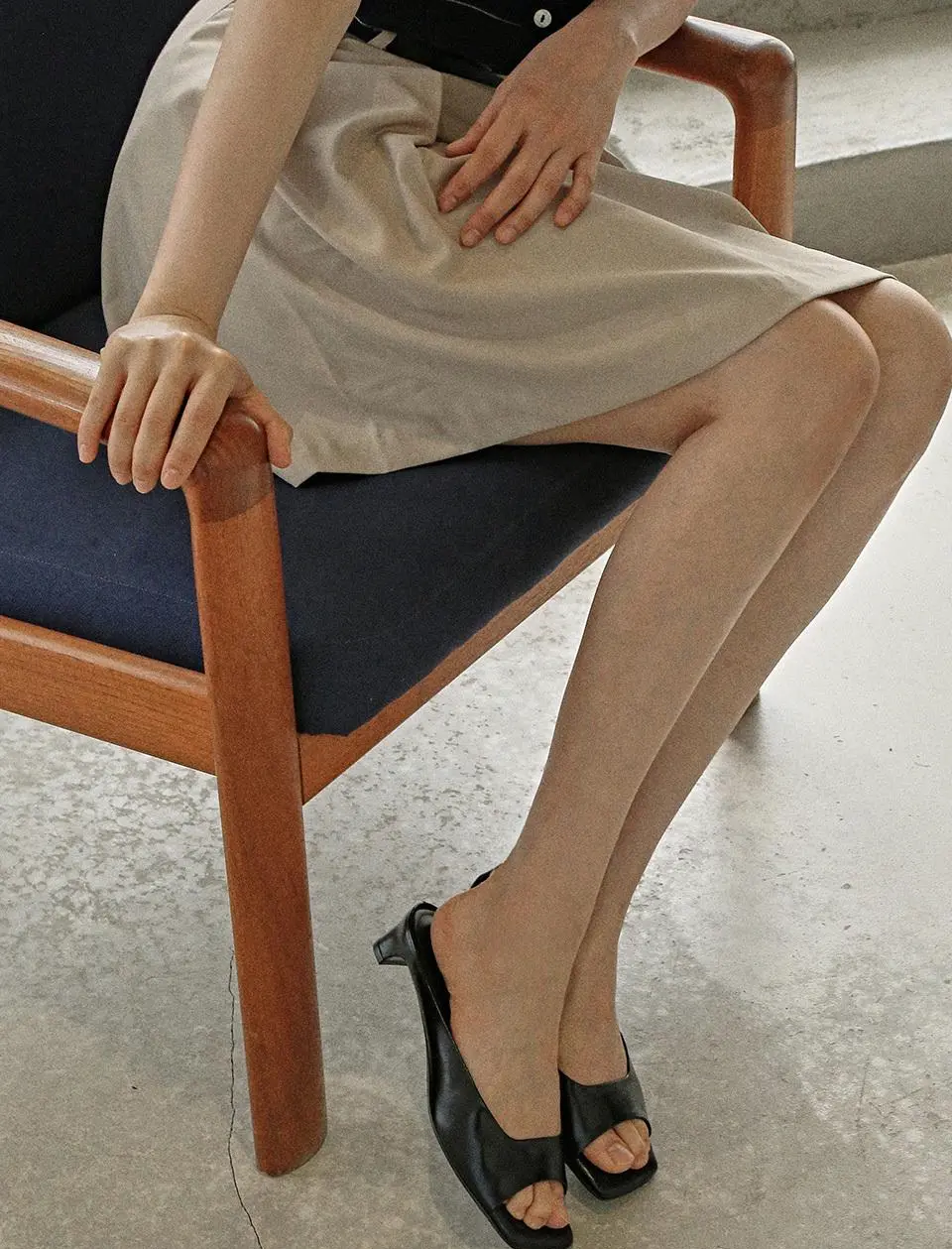 1955 Droute Mule Heel