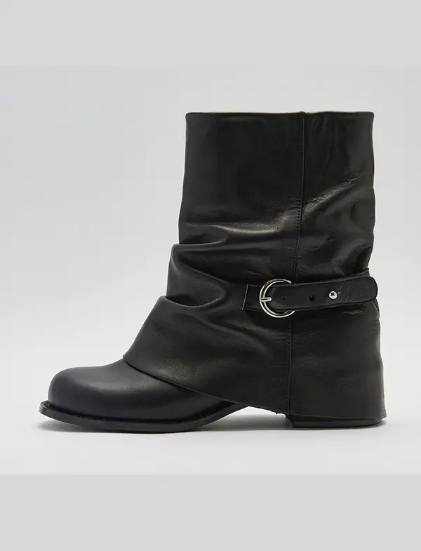 Wens Wrinkle Boots_Black
