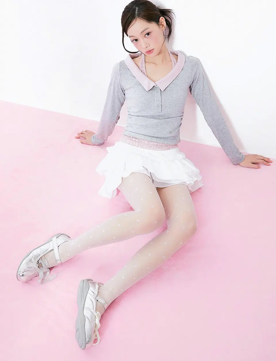 Cocomel Quilted Mary Jane Sneakers (SNLTR1i113)