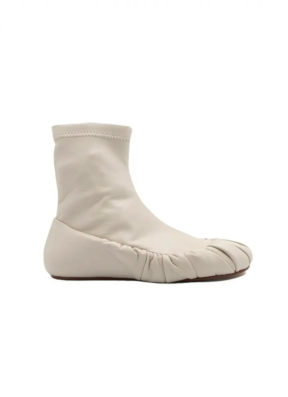 Yume Yume Ballerina Women's Mid Boots [Beige]