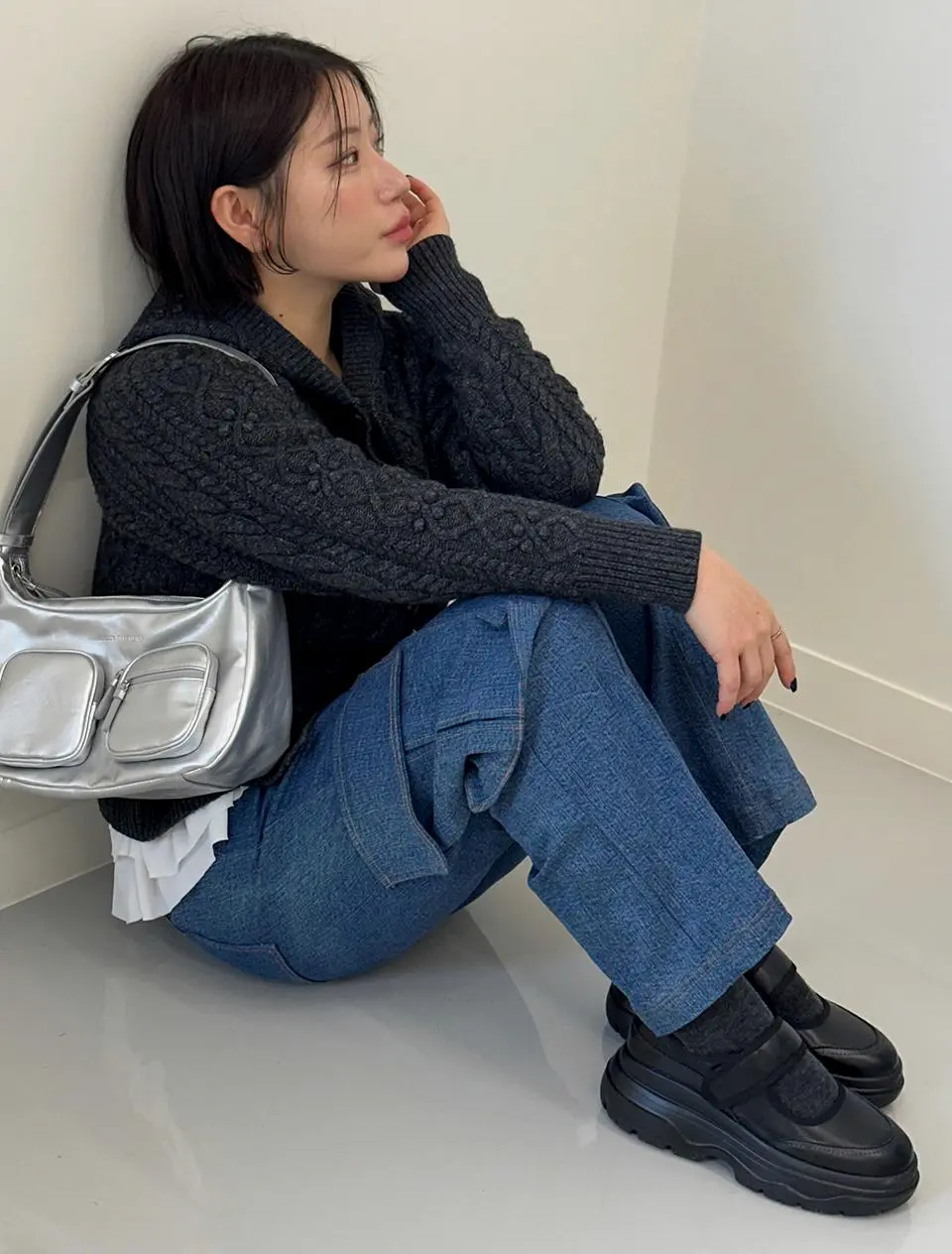 Velcro Platform Sneakers