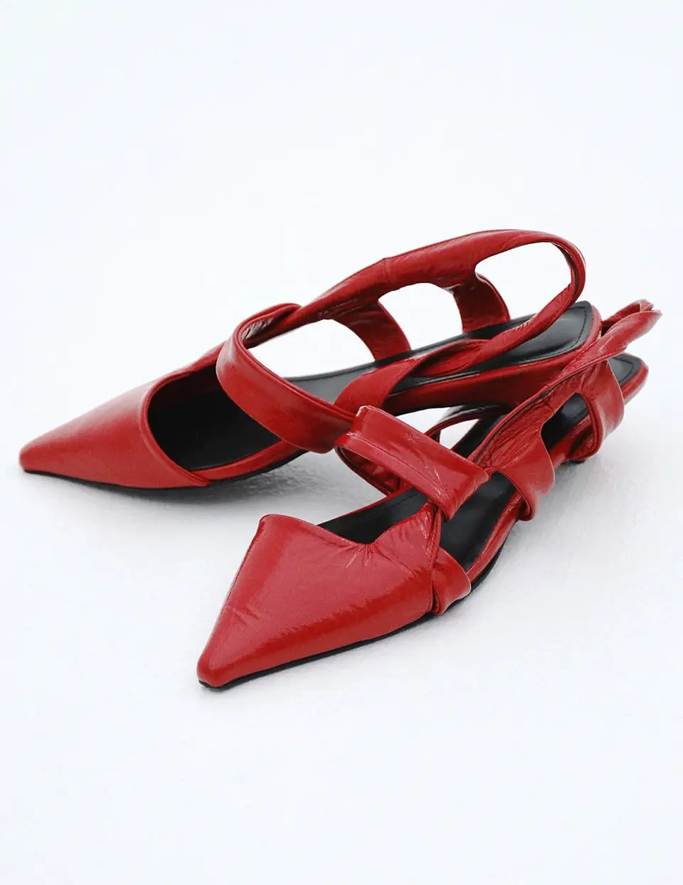 Andersen Point Slingback Pumps [Red]