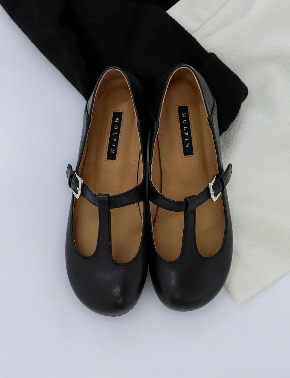 T-strap Mary Jane Shoes_Black