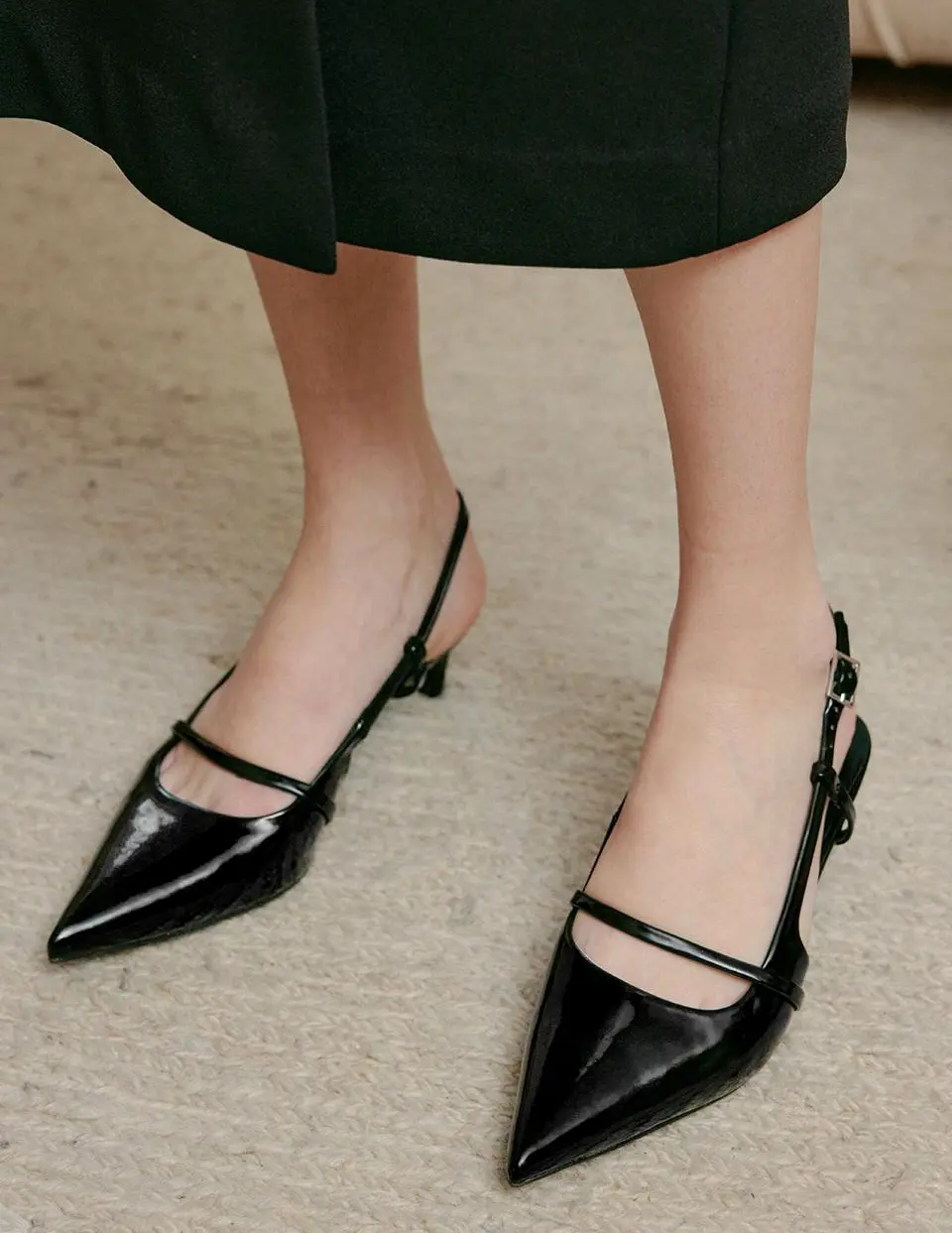 Chloe Sling Back Shoes (2 Colors)