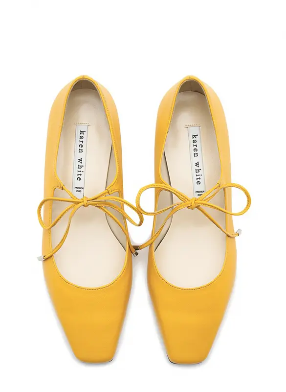 Girlish Ribbon Flat Shoes