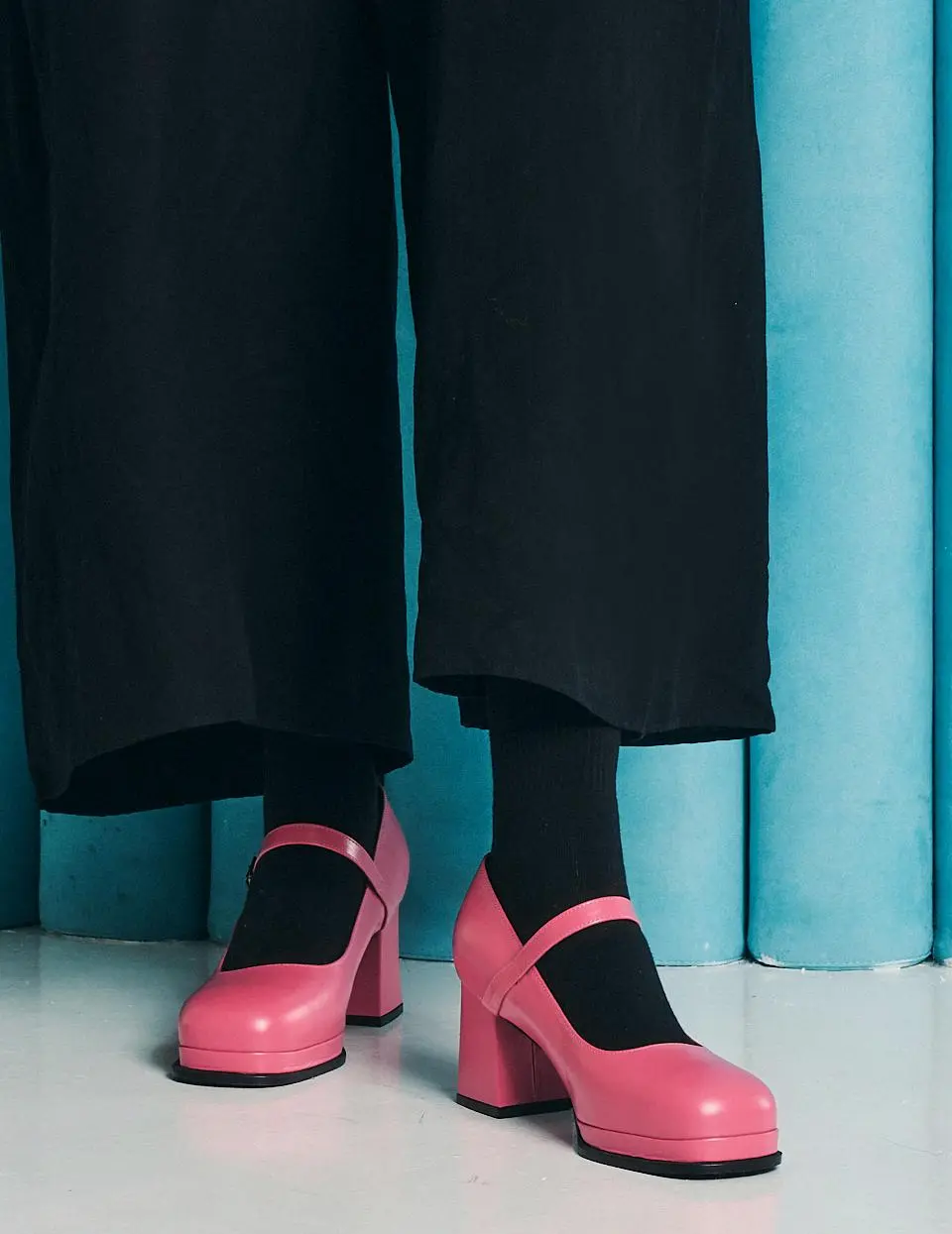 Mary Jane 7cm Pumps (LC305)