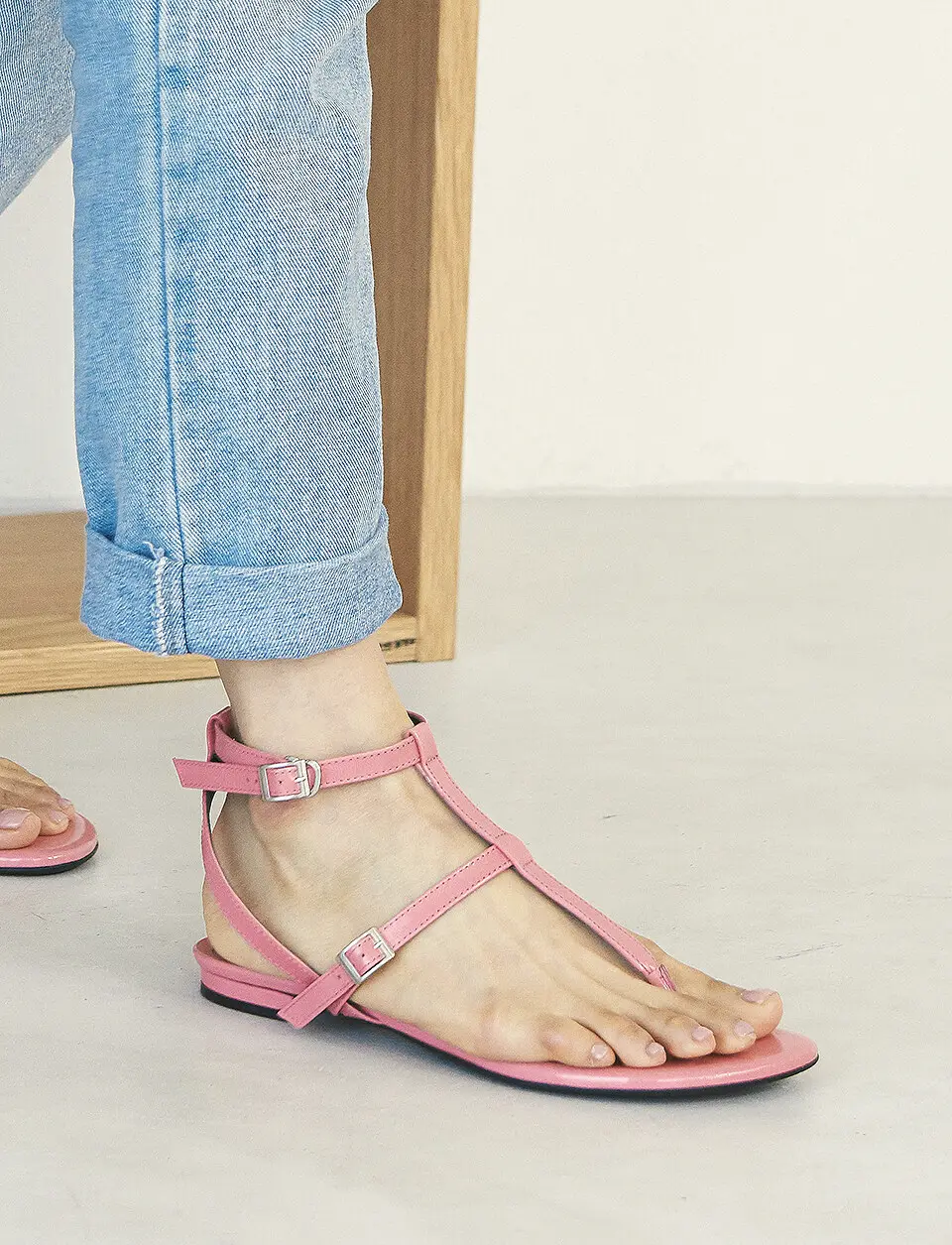 Flat Sandals N21-S232 Pink