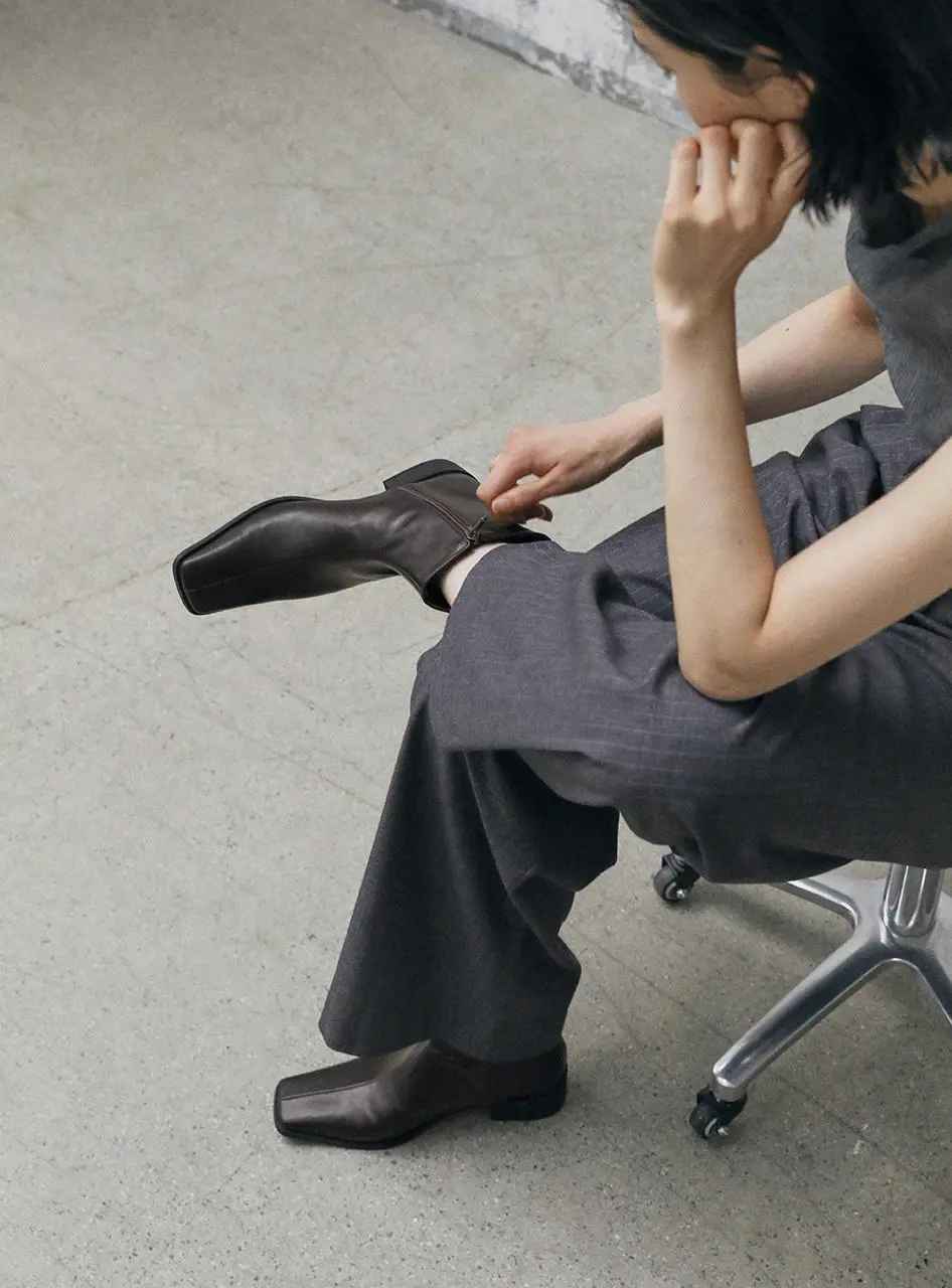 HAUN Square Ankle Boots