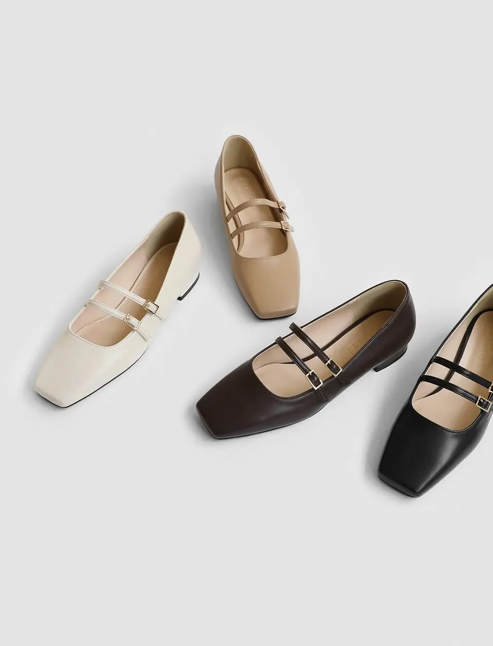 Mojis Mary Jane Flat 2cm Ballet Shoes