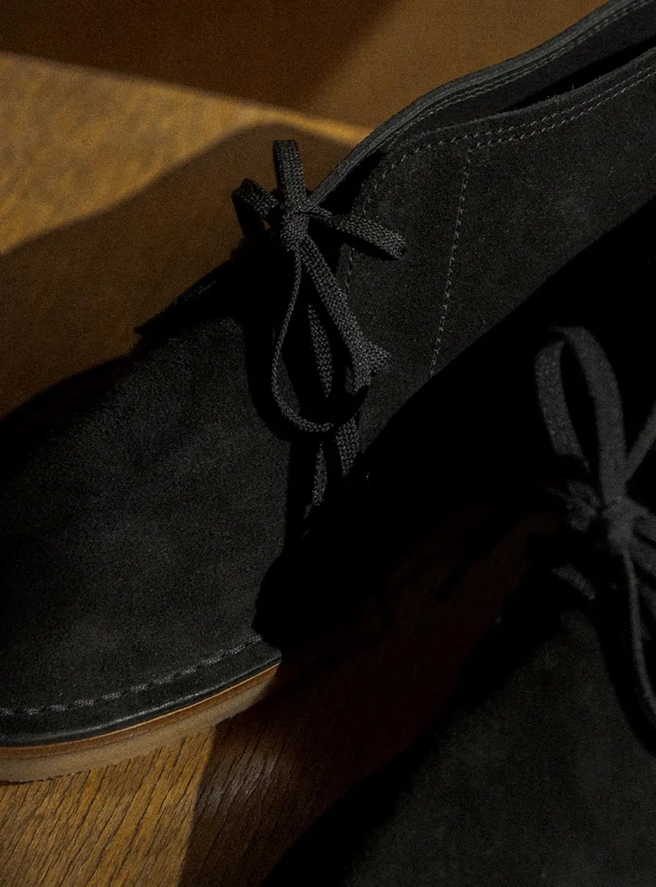 SUEDE SHORT BOOTS_BLACK