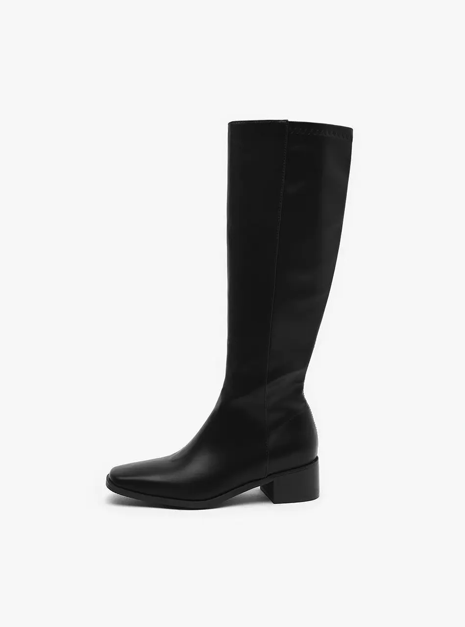 Bria Square Long Boots (4.5cm)