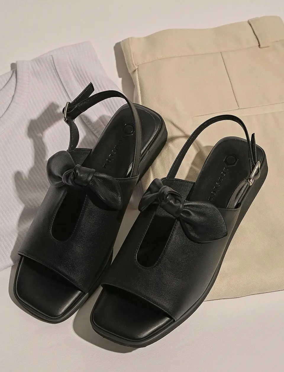 1969 Luna Ribbon Platform Sandals