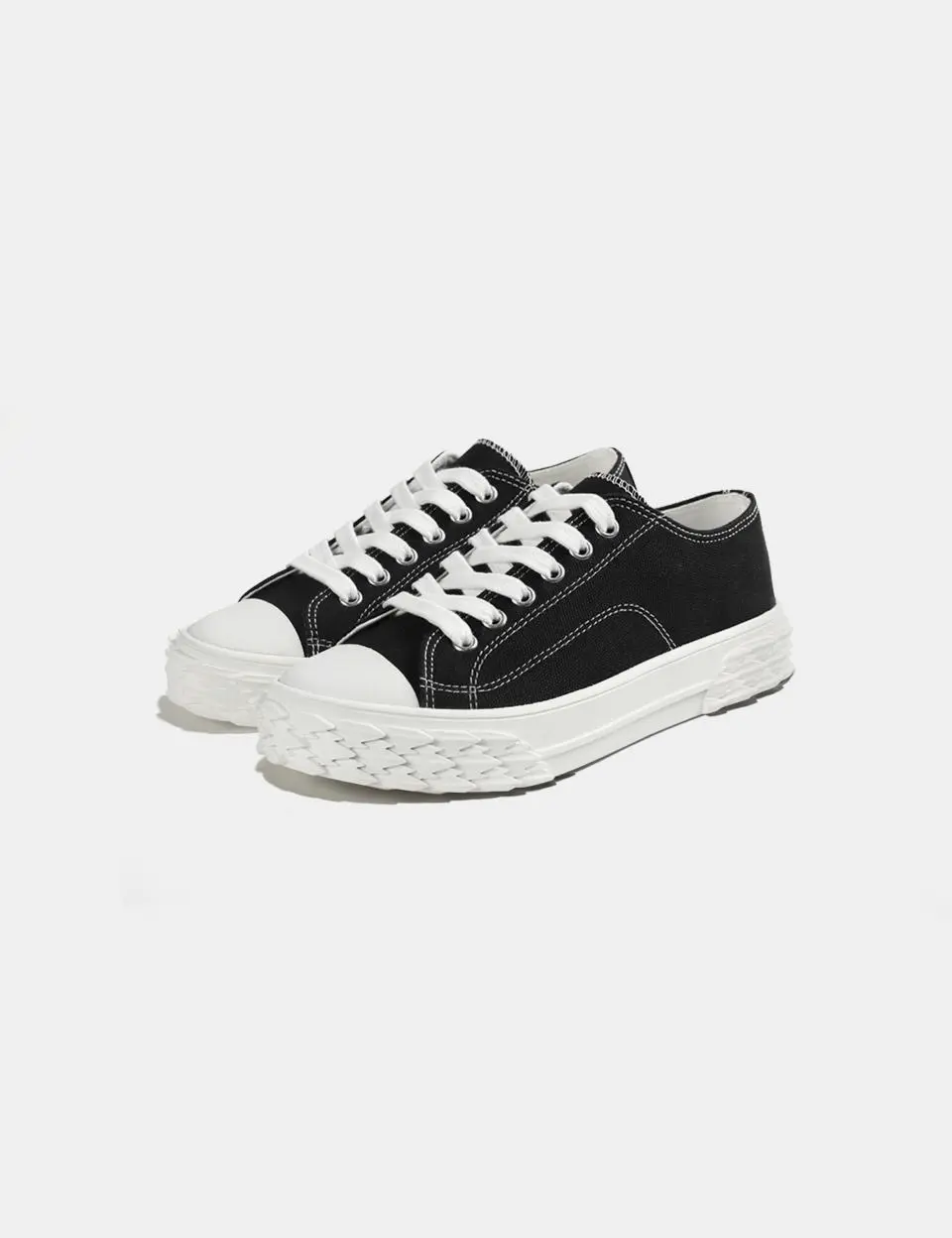 MAKO CANVAS SNEAKERS [BLACK]