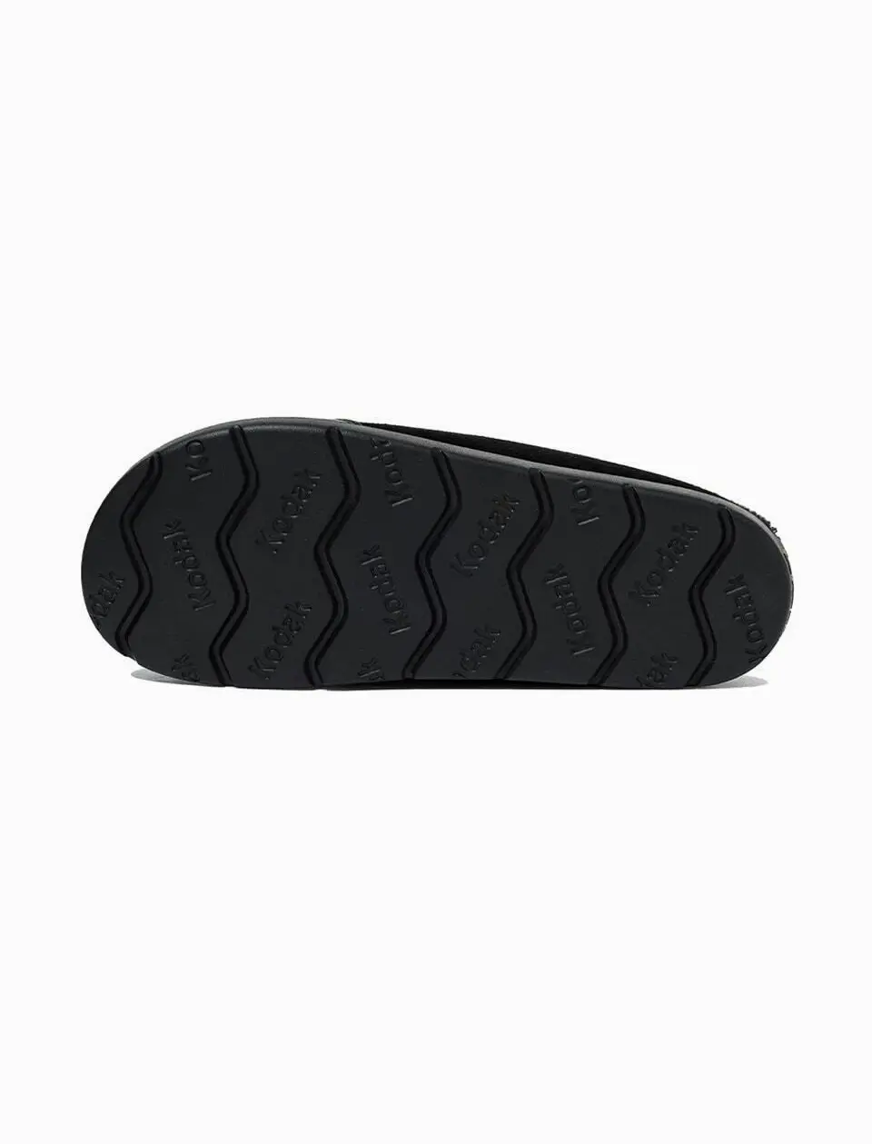 Brownie Mule Suede Slides [BLACK]
