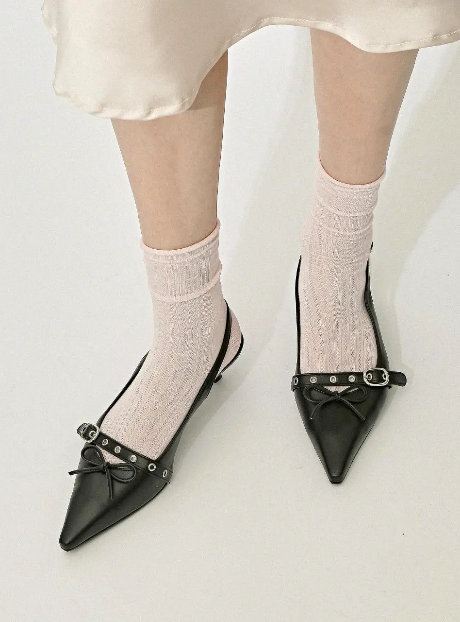 2051 Lark Ribbon Slingback Heel 4cm