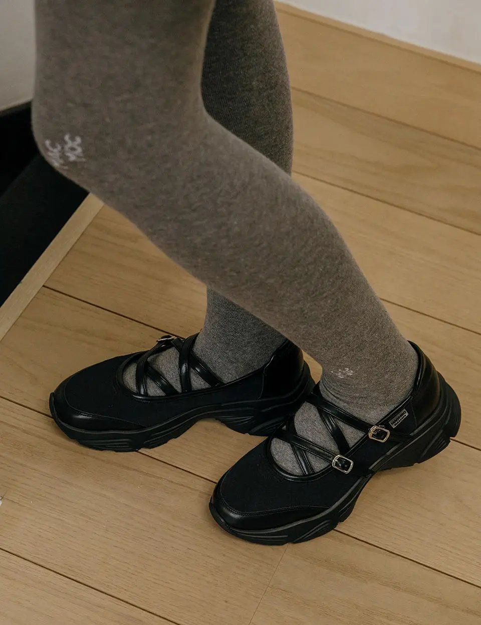 Rover Double Buckle Chunky 5cm Sneakers