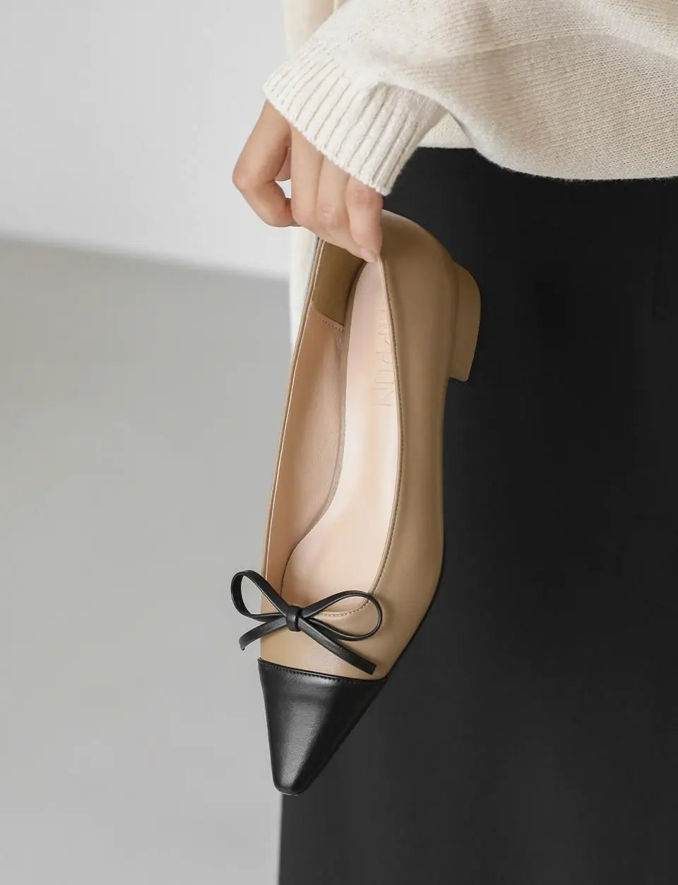 Cetyline Ribbon Flat Shoes (3cm)