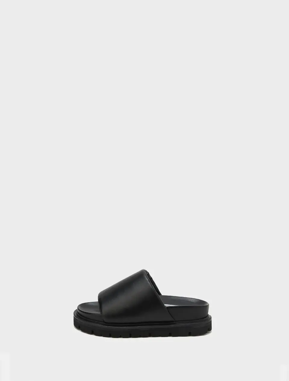 1 Strap Slipper_Black