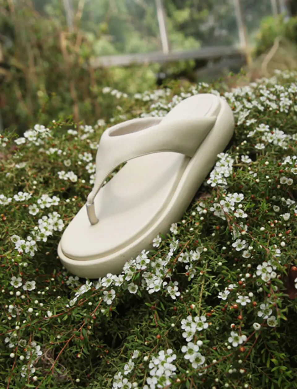 Nael Platform Flip Flops Leather