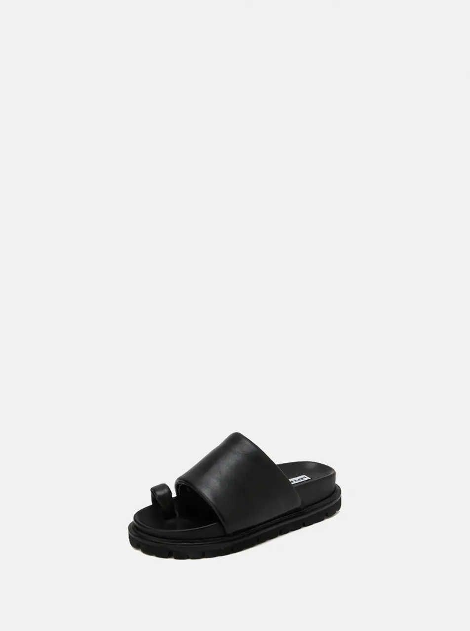 2 Strap Slipper_Black