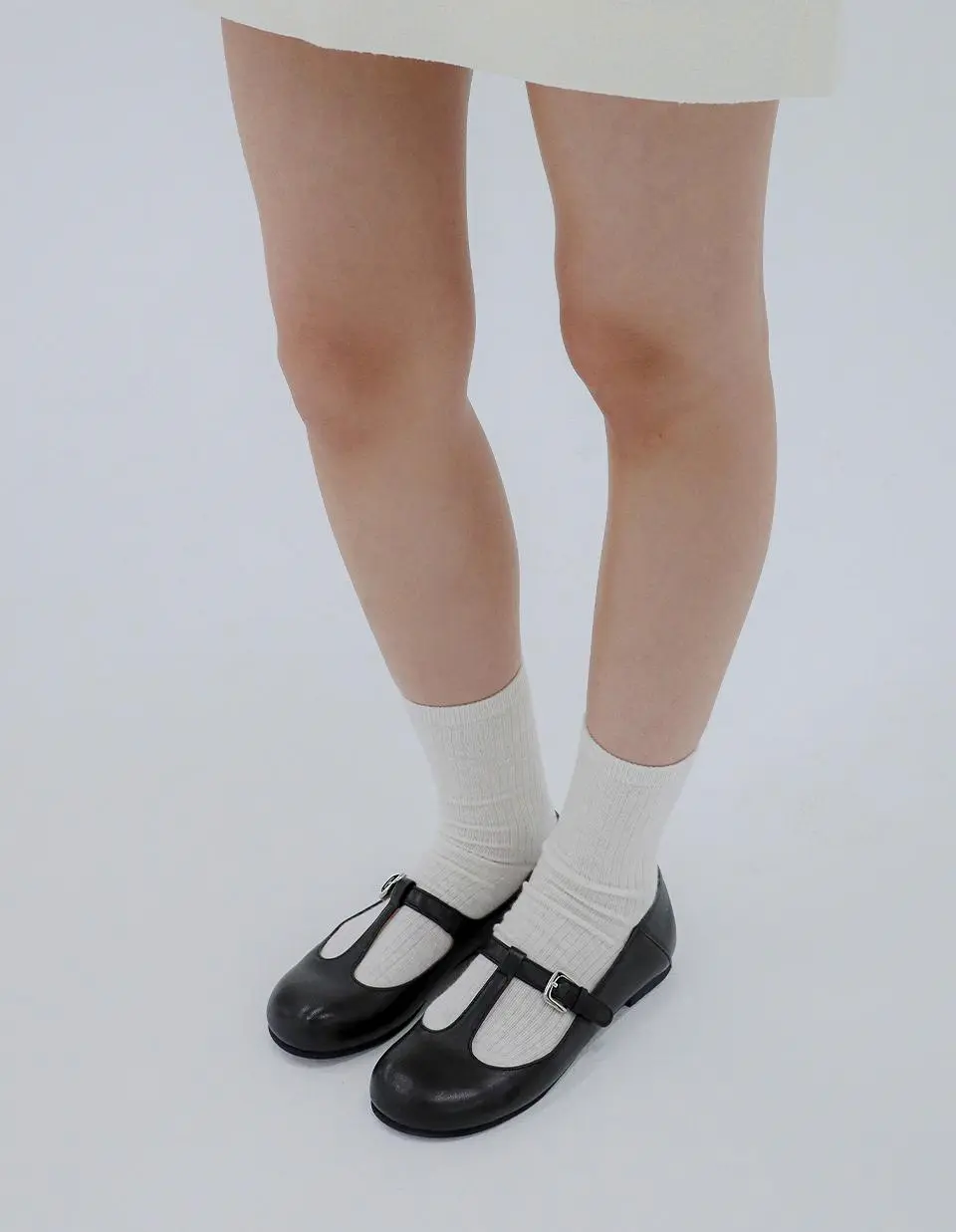 T-strap Mary Jane Shoes_Black