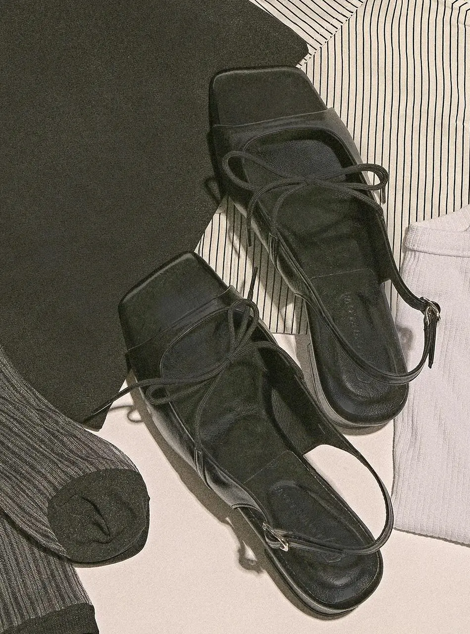 1951 Verr Ribbon Platform Sandals