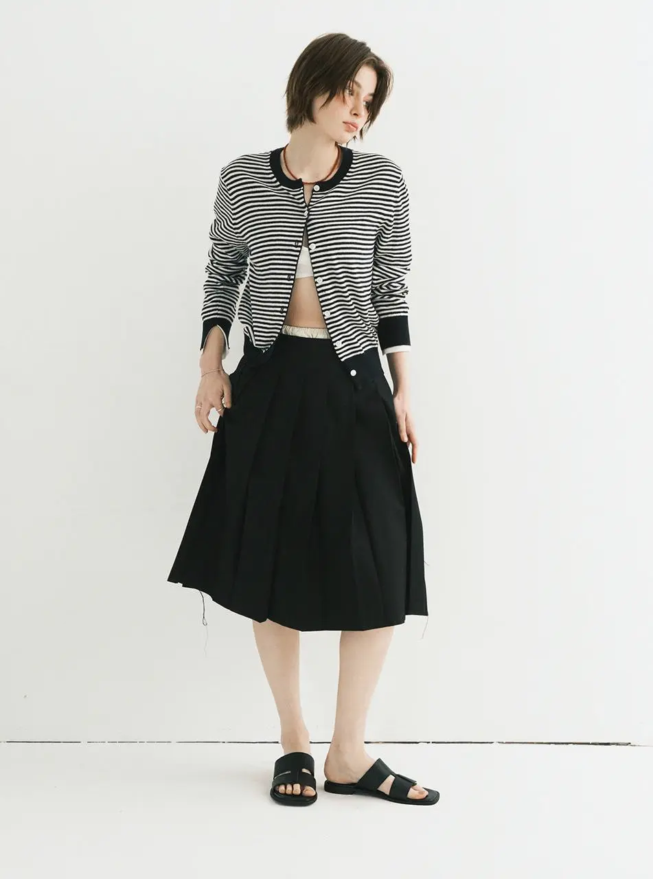 Ruth Ruth Soft Leather Square Slide - 4colors