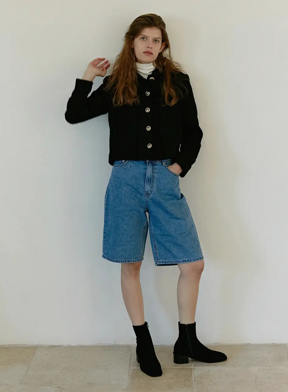 RONIN Suede Ankle Boots - 3color l 5cm Suede Span Ankle Boots