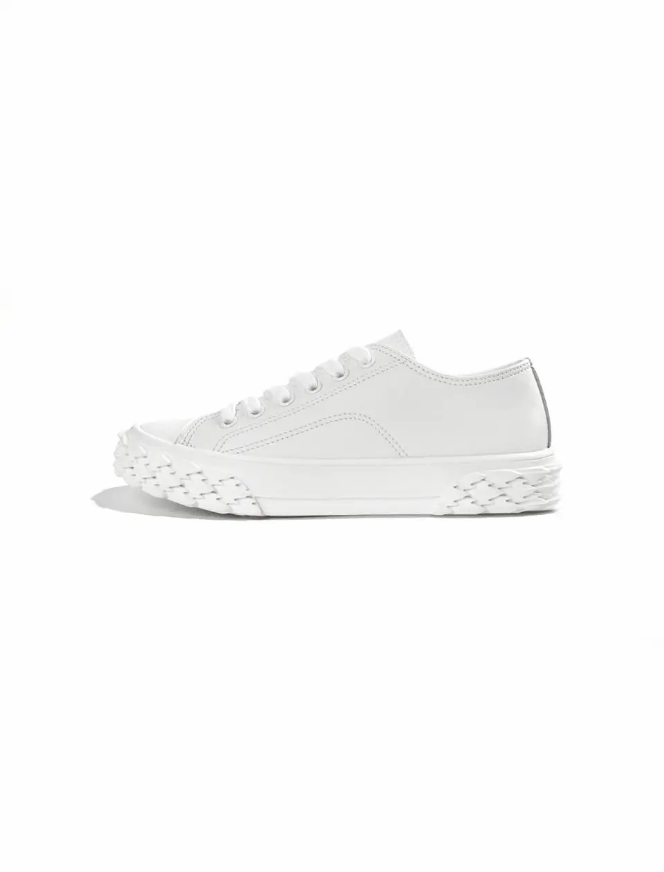 MAKO LEATHER SNEAKERS [WHITE]