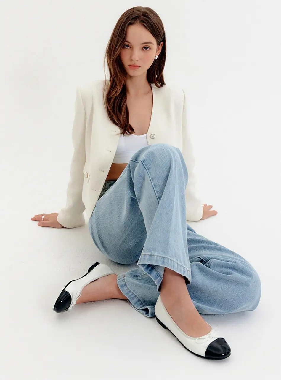 Elegant Ribbon Flat Shoes