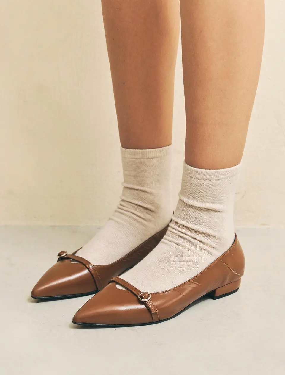 Heritage Ring Strap 2cm Flat Shoes (LC308)
