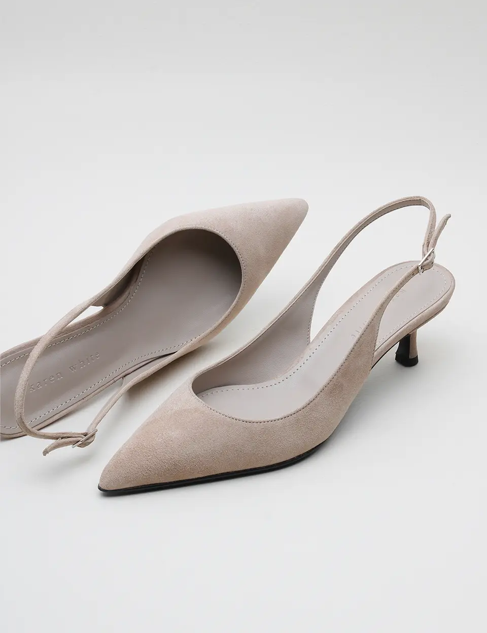 Plain Slingback Shoes_5cm