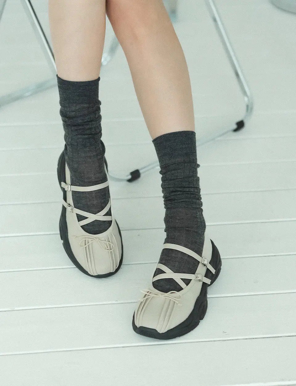 Platform Ribbon Mary Jane (7Colors)