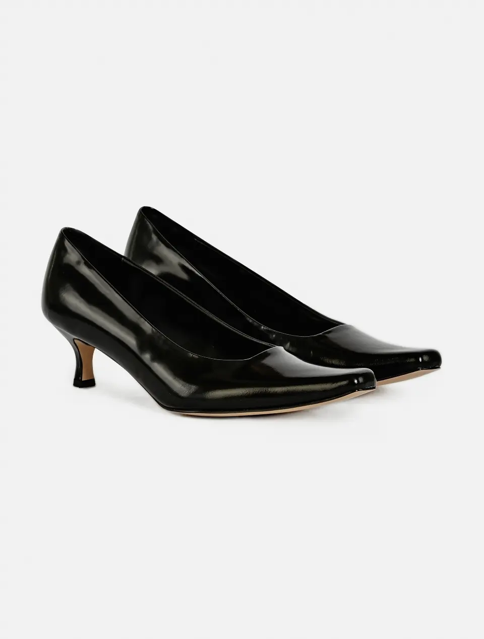 Giuliano Square Toe Pumps_Black