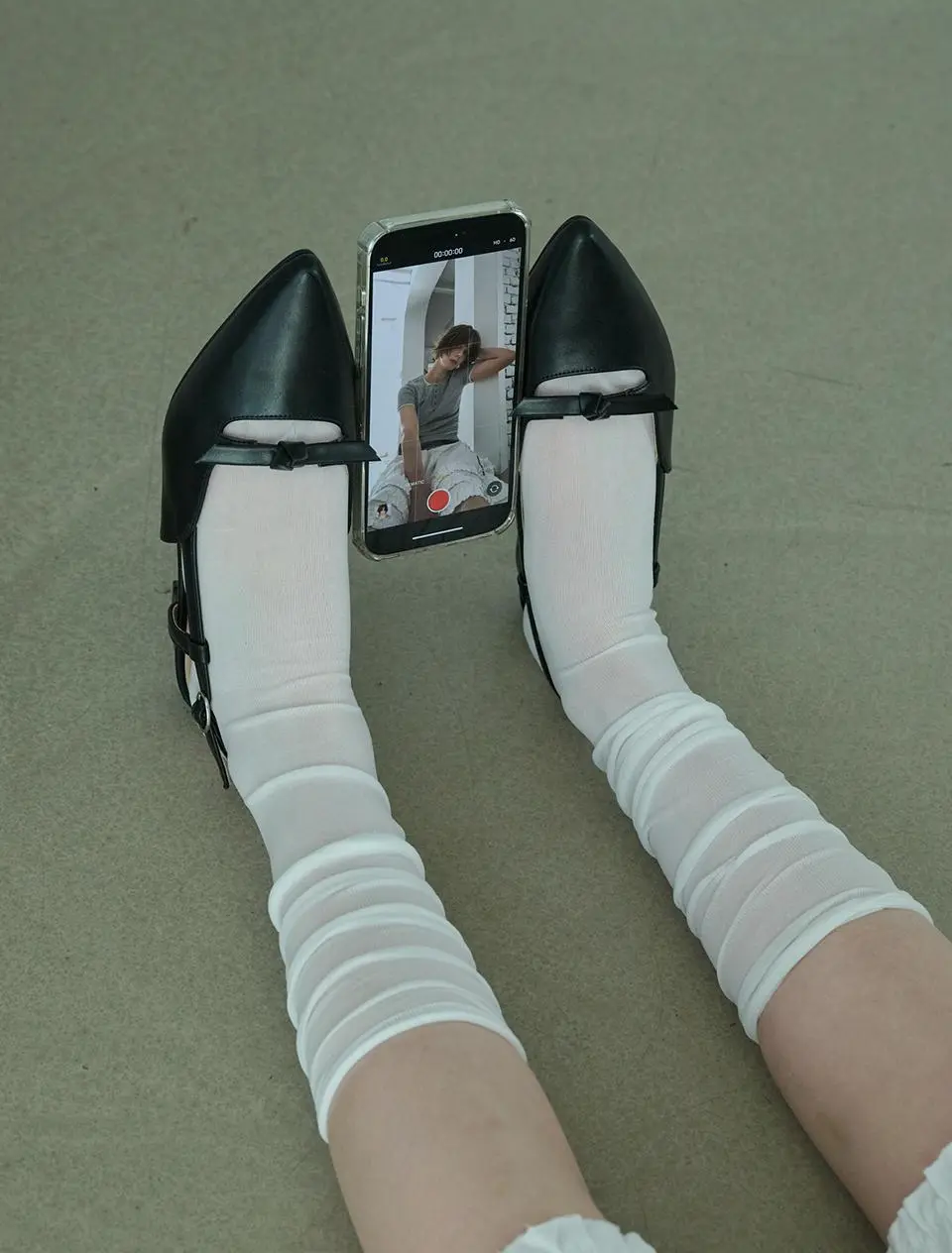 Feminine Ribbon Pumps (EBAL157333)