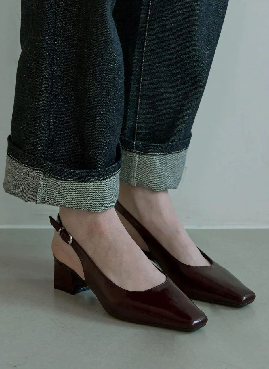 Rossan Minimal Slingback 4cm Pumps (WS9009)